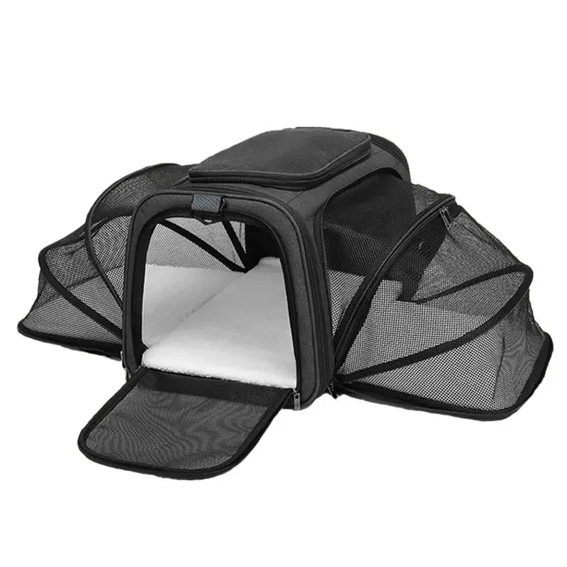 Pet Carriers Backpack Portable Breathable Foldable Shoulder Bag Cat Dog Carrier Bags Outgoing Travel Pets Handbag Transport Bag