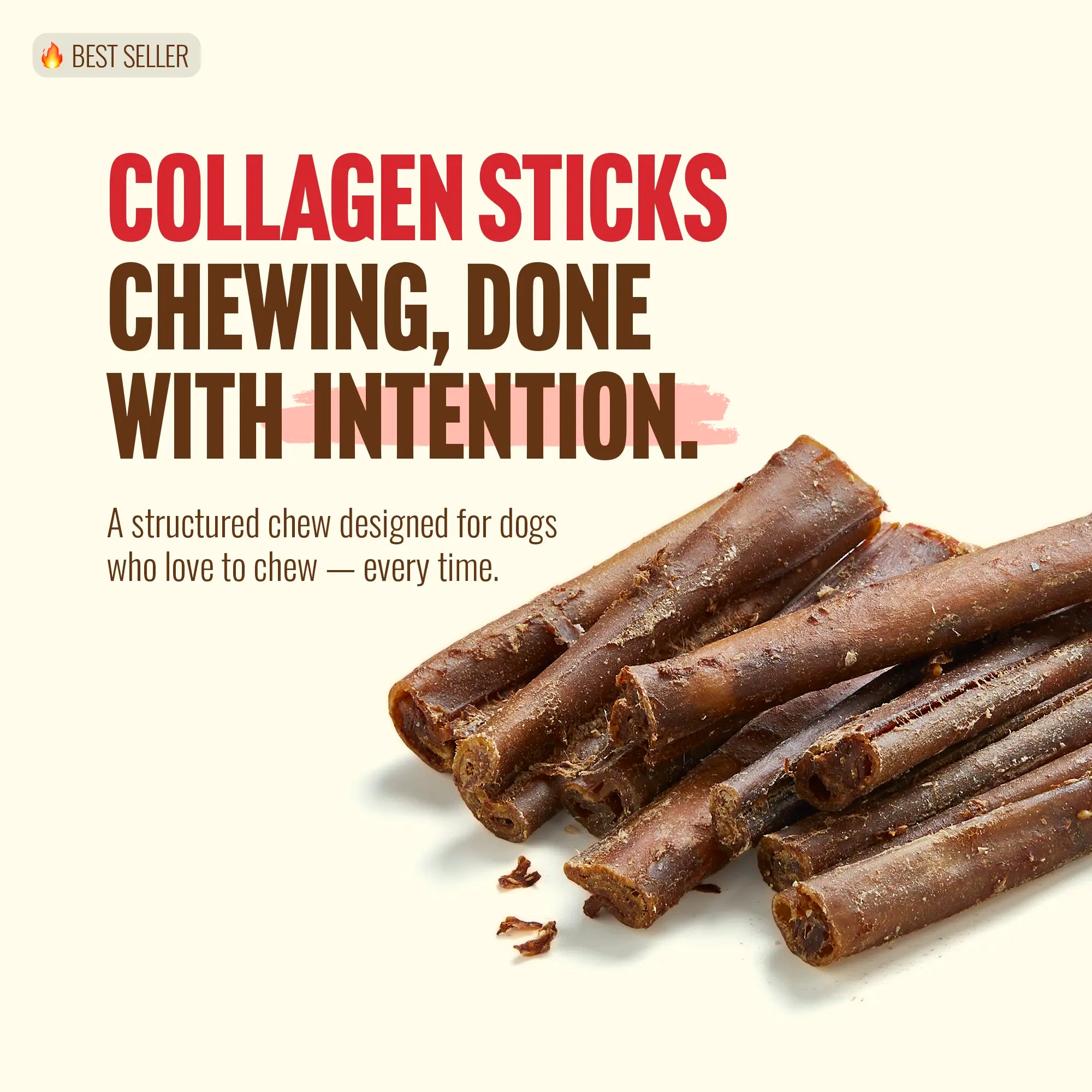 Natural Farm Gourmet Collagen Sticks - 4 Inch, 10 Count, 95% Collagen, Premium Beef, Long-Lasting Chew Treats for Dogs